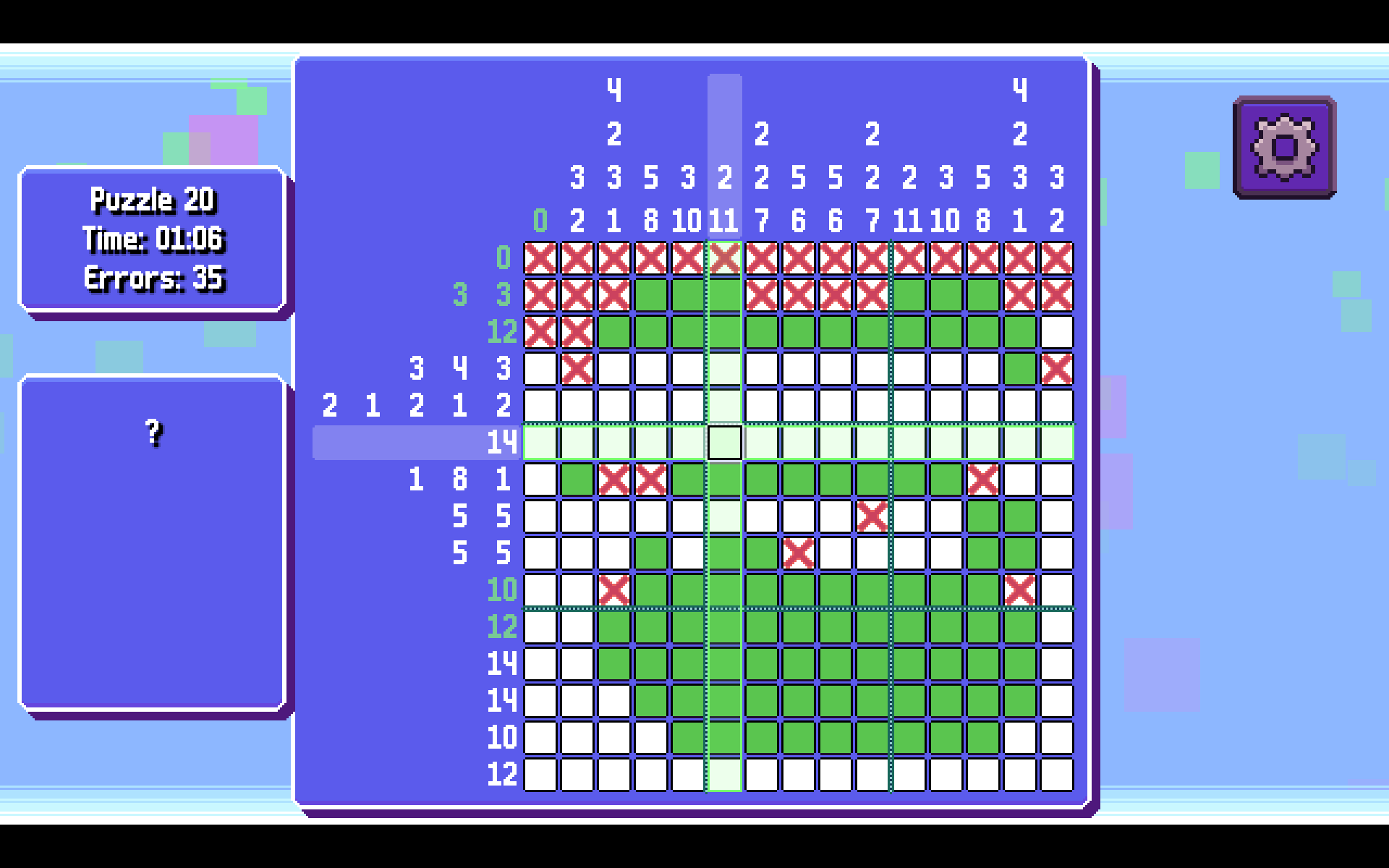 Screenshot von Picross: Japanische Logikrätsel